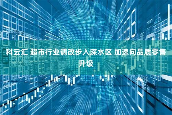 科云汇 超市行业调改步入深水区 加速向品质零售升级